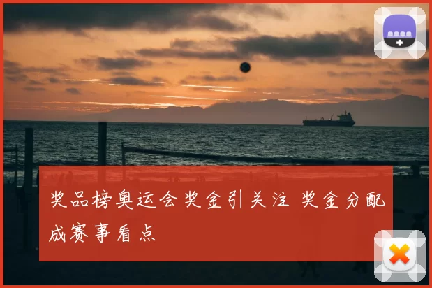奖品榜奥运会奖金引关注 奖金分配成赛事看点