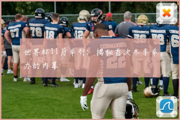 世界杯11月举行:揭秘首次冬季举办的内幕