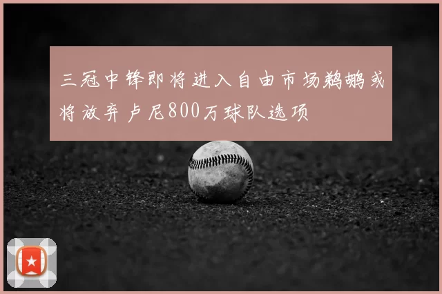 三冠中锋即将进入自由市场鹈鹕或将放弃卢尼800万球队选项